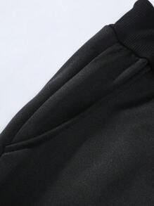 Manfinity Hypemode Heren Casual Effen Kleur Trekkoord Taille Joggingbroek