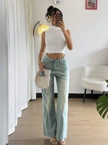 Chiquease Women's Plain Sleeveless Top, Casual And Fashionable For Everyday Wear