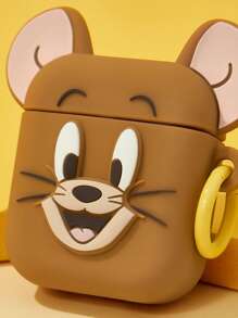 TOM & JERRY X SHEIN 可爱卡通动物形状耳机套 - 彩色 - 查看 13