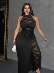 Maweii Plus Size Simple Casual Day Dress, Wedding Women Dress