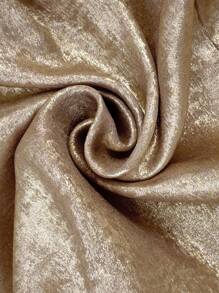 Breezaya Women Metal Feel Pleated Short Sleeve Shorts 2 Pieces Set, Holiday Leisure Wear