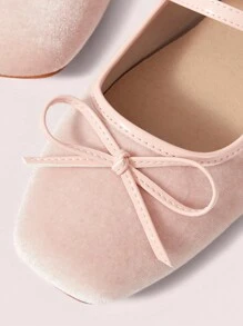 CUCCOO DOLLMOD Women's Red Plaid Square Toe Mary Jane Flat Shoes, Campus Style Cute Low Heel Spring Shoes Spring Break Easter - Pink - View 7