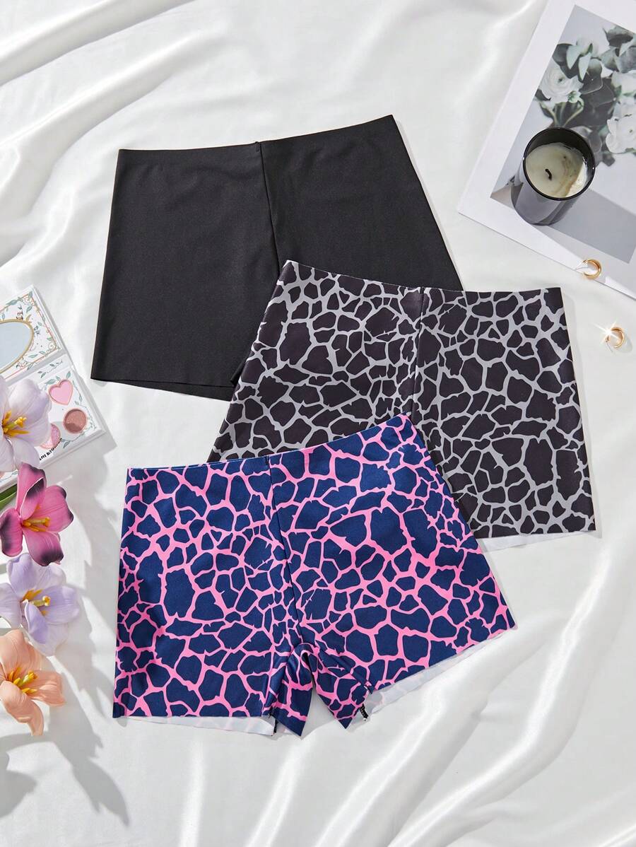 3 Stücke Set Damen nahtlose Slips, einfach & modisch, für den täglichen Gebrauch