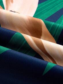 SOLERSUN 大码女式无袖花卉松紧腰长裙，适合夏季度假和日常穿着 - 綠色 - 查看 8