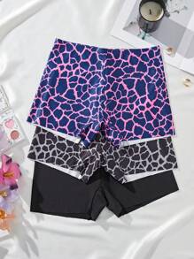 3 Stücke Set Damen nahtlose Slips, einfach & modisch, für den täglichen Gebrauch