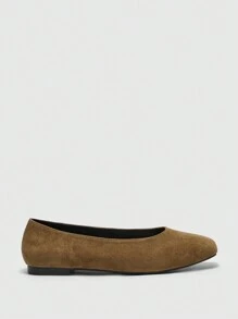 CUCCOO BIZCHIC Vintage Casual Comfortable Ankle Strap Mary Jane Flats With Square Toe, Red Oil Wax Leather Texture Spring Shoes Spring Break Easter