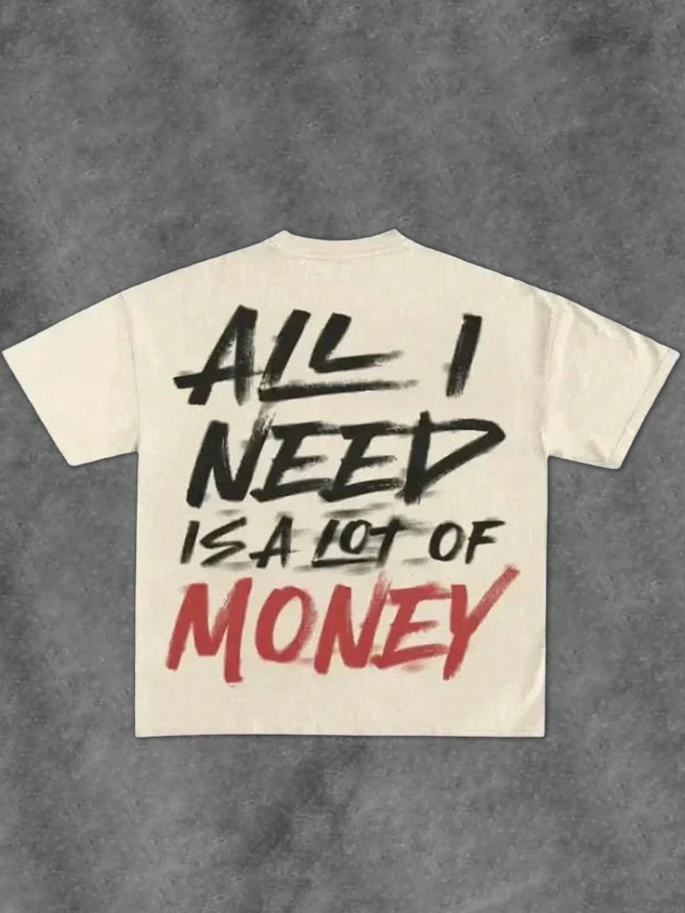 Manfinity Dauomo Men's Casual Slogan Print Round Neck Short Sleeve T-Shirt 1604 8814