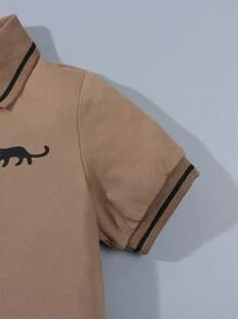 2 pièces/Set Tenue d'été à la mode pour jeune garçon, ensemble t-shirt à manches courtes et short, nouveaux vêtements pour enfants 2024