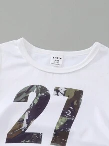Baby Mädchen Kleinkind 0-3J Straßen Mode Camouflage Cargohose Crop Top Jersey Outfit