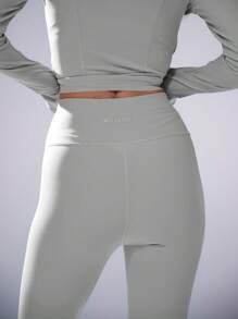 Musera Sport High Waist Leggings, For Padel, Tennis, Pickleball Gym Fitness - Grey - View 5