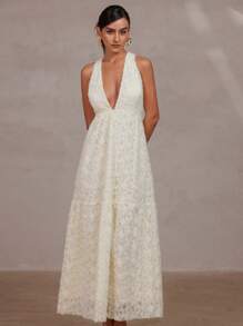 Aveloria Rosie Vestido mini ligero y elegante de estilo formal italiano con cuello decorado con rhinestones y escote calado, silueta evasé sin mangas, para mujeres en primavera