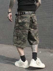 PAVTROS 男士休闲牛仔短裤，简约时尚，适合日常穿着