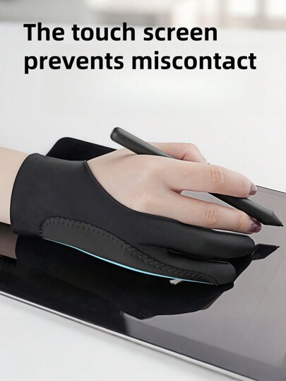 1 pièce Gants de peinture noirs à 3 couches, gants sans doigts pour peinture aérosol, outils d'art DIY, convenant pour la création artistique, les artistes, les étudiants, la peinture, les croquis, 4 styles et tailles, convenant pour les cadeaux, la rentrée scolaire, les fournitures scolaires