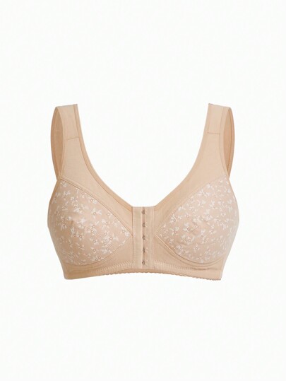 BloomMama 1 buah Bra Menyusui Wanita Motif Bunga Kecil Patchwork