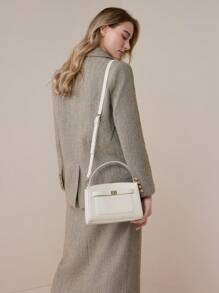 MOTF WOMEN CASUAL MINIMALIST TOTE HANDBAG FOR COMMUTING, BAG FOR WOMEN ELEGANT, LUXURY, BEST MOTHER'S DAY GIFTS WOMEN - Beige - View 7