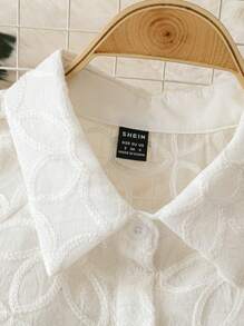 SHEIN Clasi Women's Woven Summer Holiday Shirt Simple Fashion Daily Casual