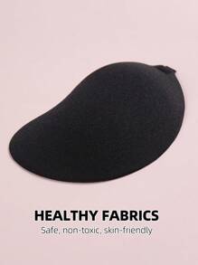 1pc Plus Size Accessories (Self-Adhesive Bra) - Black - View 6