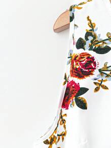 EMERY ROSE Bộ 2 món áo không tay in họa tiết thời trang cỡ lớn và quần dài - trắng - Xem 5