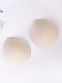 1 Pair Wedding Invisible Silicone Bra Inserts With Anti-Slip Design For Women - Apricot - View 2