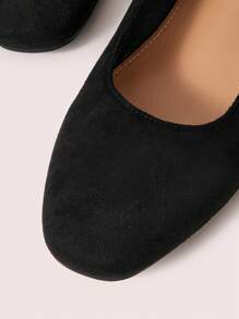 CUCCOO DOLLMOD Cuccoo Flat Round Toe Large Diamond Fashionable Women Loafers - Black - View 7