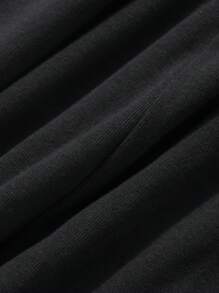 FRIFUL 女士圆领纯色短袖宽松T恤，休闲日常穿着超大T恤 - 灰色 - 查看 3