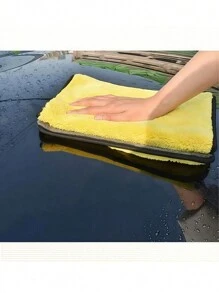 3 件装 30*30Cm/30*40Cm/30*60Cm 强吸水双面清洁巾 加厚易清洗 - 黃色 - 查看 4