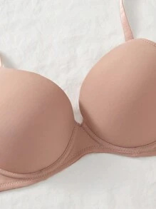 3pcs/Set Ladies Bra, Minimalist Underwire Lift & Support Bras - Multicolor - View 4