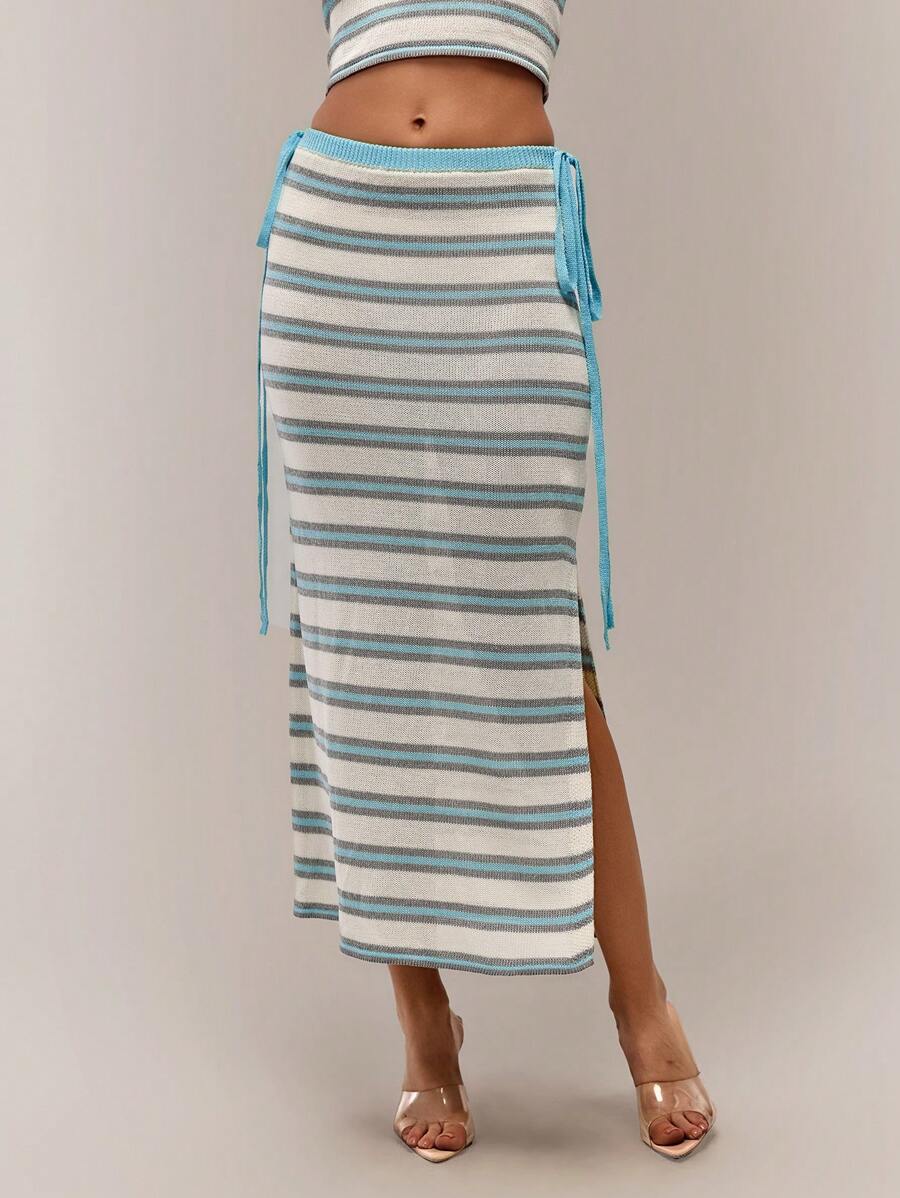 SHEIN Forever 21 女士针织裙，休闲日常穿着 - 彩色 - 查看 1