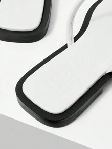 MOTF PREMIUM Modische lässige Vintage-Pendler-Sandalen für Damen mit mehreren Riemen, bequem für den Alltag - Weiss - Übersicht 8