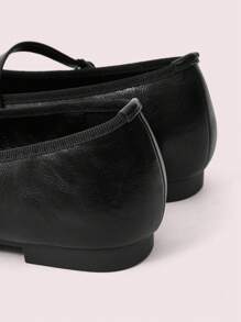 CUCCOO DOLLMOD Women Flat Slip-On Casual Shoes With Buckle Design Spring Shoes Spring Break Easter - Black - View 8