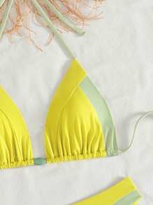 SHEIN Swim Summer Spring Vacation Outfits Woman Bikinis - Multicolor - View 5