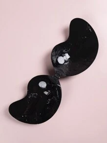 1pc Plus Size Accessories (Self-Adhesive Bra) - Black - View 3