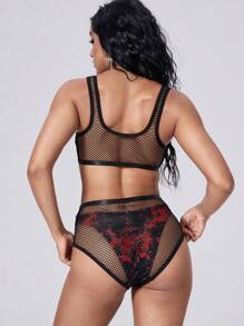 ROMWE Bộ bikini Gothic Punk dự tiệc bãi biển mùa hè dành cho nữ, Halloween - Nhiều màu - Xem 2