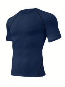 Manfinity Sport Corelite Áo thun thể thao nam cổ tròn tay ngắn raglan - Nhiều màu - Xem 3