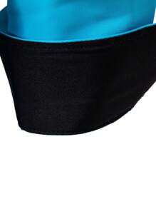 Calvornis Kemeja Pria Lengan Panjang Kancing Tunggal Warna Kontras dengan Saku, Kasual Formal, Untuk Musim Gugur, Upacara - Mint Blue - View 4