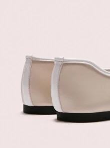 CUCCOO DOLLMOD Women's Simple Bow Decor Casual Round Toe Comfortable Flat Shoes Spring Shoes Spring Break Easter - Multicolor - View 9