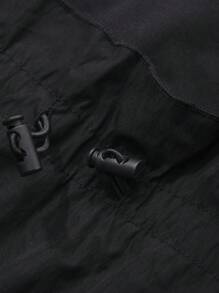 FRIFUL 女式黑色长款泡泡裙，休闲户外夏季太阳裙 - 黑色 - 查看 7