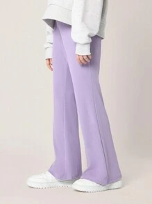 SUMWON Youth Lightning Bolt Graphics Cropped Hoodie Sweatsuit Set Wear Soft Fleece Sport Workout Athletic Fall Winter Activewear Sweatpants Set - Multicolor - View 5