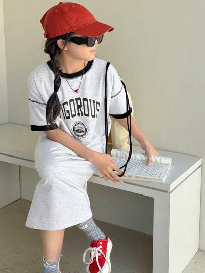 Dazy Kids 青少年女孩休闲连衣裙、女孩夏季服装、返校服装