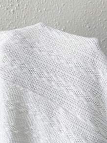 SHEIN Adjustable Waist Maternity Shorts, Casual & Fashionable For Everyday Wear - Beige - View 7