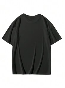 Manfinity LEGND Men's Letter Print Round Neck Short Sleeve Casual T-Shirt
