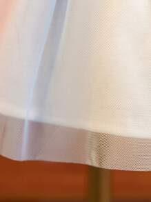 Glamorique Kids Vestido corto lindo con mangas con volantes, estampado de degradado de unicornio y arcoíris, manga larga de gasa, para bebé niña, para principios de primavera