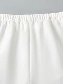 2pcs Set, Vintage Style Robe Top And Pants, Vacation Outfit For Teen Boys - White - View 8