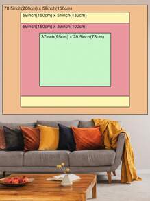 ROMWE Fairycore 1 件手绘可爱鹿与花卉图案枕套，天鹅绒印花方形靠垫套，适用于客厅、卧室、家居装饰、沙发、汽车、所有季节 - 彩色 - 查看 6