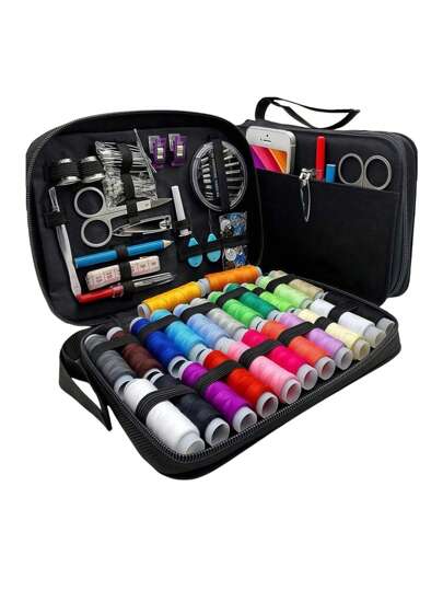 1set Sewing Kit With Sewing Supplies And Accessories(Multiple Specifications Optional), Sewing Kit For Adults,Emergency Repair And Travel Kits ,Portable Sewing Supplies Accessories Contains Thread, Needle, Scissors, Measure Tape, Dorm Room Travel Essentials ,Gifts For Family, Friend Adults Beginner Kids Traveler