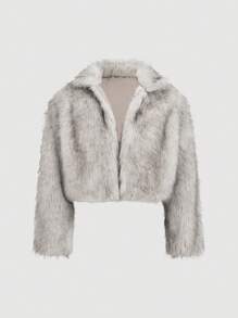 Firerie 女士蓬松外套 - 摩卡棕 - 查看 1