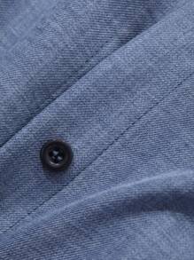 DAZY Women's 2 Pieces Set, Solid Color Loose Shirt & Wide Leg Pants,Fall Women Clothes Lounge Sets For Women - Blue - View 7