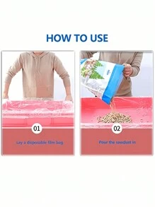 10pcs Disposable Transparent Plastic Liners For Small Pet Cages, Including Bunny Cages, Hamster Habitats And Potty Litter Boxes - Clear - View 6