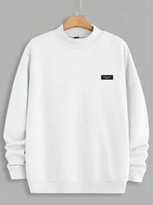 Manfinity VCAY 2 件男士修身立领常规版型长袖休闲套头运动衫，适合秋季