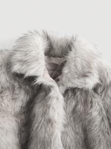 Firerie 女士蓬松外套 - 摩卡棕 - 查看 5